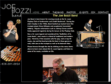 Tablet Screenshot of joebozziband.com